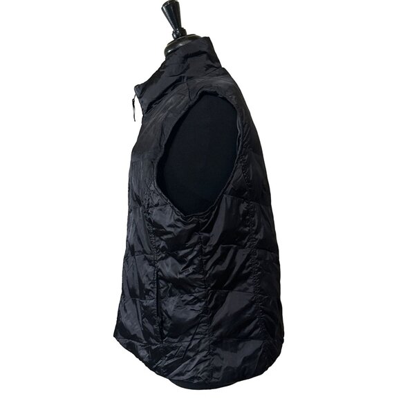 Eddie Bauer Brand Goose-Down Black Jacket Vest 100% Nylon Women's Size XL (READ) - Picture 3 of 15